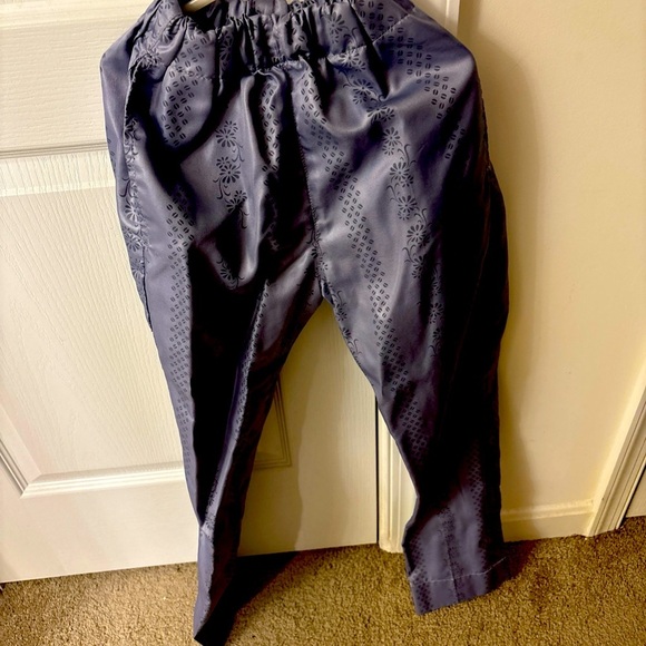 Boys African Clothes Embroidery Shirt & Pants Dashiki Outfits Gray  Medium - Picture 7 of 12